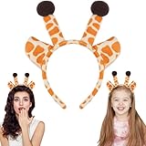 Chanaco Giraffe Ear Headband Giraffe Costume Fashion Headband for Women Animal Ears Headband for Washing Face Animal Costume Cosplay Party Headbands for Halloween Decoration