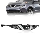 Partzer Front Honeycomb Bumper Grille Grill Compatible with 2015-2017 Nissan Juke S/SL/SV, Replacement for 620703YM0B, NI1200275