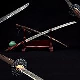 Perfektes Geschenk - Sehr geeignet für Cosplay, Sammlung, Home-Display, Kendo-Übungen,Themenpartys und mehr.Dieses Modell ein Samuraischwert in Form eines Katana Schwert echt ist ein tolles Geschenk für Papa, Großvater oder Onkel oder für Dich