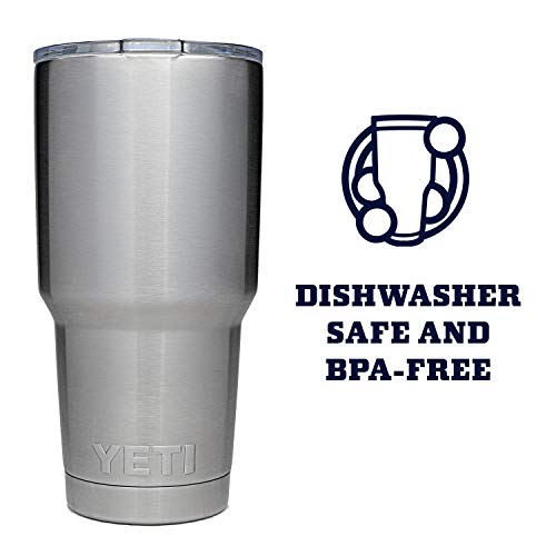 Yeti Rambler 30 Oz Stainless Steel Vacuum Insulated Tumbler W/Magslider Lid, Stainless #TOP3