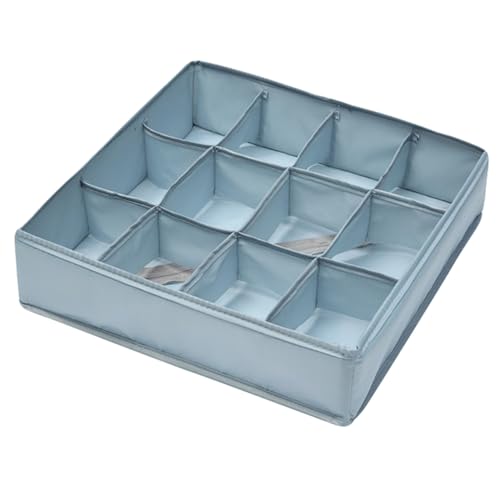 HIAKDOFT 折りたたみ可能格衣類収納ボックス 軽量ポリエステル製 下着収納ケース 多機能仕切り付き 用ソックスオーガナイザー 家用整理整頓