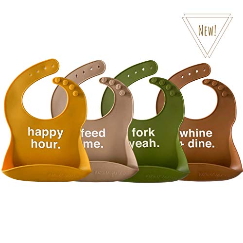 Silicone Feeding Bibs | Dishwasher Safe. Waterproof. Adjustable.2