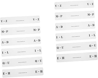 TEHAUX 12 Peças Cartão De Classificação De Registros Divisores De Registros Acrílicos Organizadores De Álbuns Divisores Presente Para Amantes De Registros Cartão De CD Cartão Divisor De