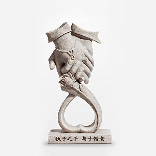 JDYee Wedding Memorial Gift, Designer Figure Sculpture, Figurines and Statues Ornament Crafts for Home Living Room Office Decoration/Decorative Centrepiece - Art Decor