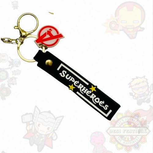 Image of Cute 3D Keychain | Keyring & Quirky Bag Charm | Hard Silicone, Unbreakable | Travel Essential | Kids Friendly | Strap & Bag Hook