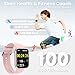 BJLBOJEY Kids Smart Watch Fitness Tracker for Boys Girls 4-12, Kids Smartwatch with 1.83'' Face, Pedometer, Sleep Tracker, 100+ Sport Mode with/without App (Pink)