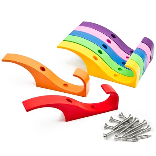 Toughook Heavy Duty Hooks for Hanging Coats, Jackets, Backpacks, Baseball