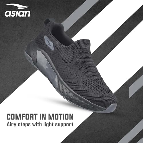 Image of ASIAN Wonderwalk Pro-15 Ultra Lightweight Walking Shoes for Men with Memory Foam | Arch Support Shoes with Breathable Knit Upper | Ideal for Daily Use & Style