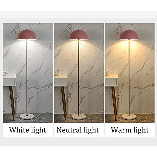 Indoor Vloerlamp voor woonkamer met roze metalen lampenkap LED lamp moderne staande lamp leeslicht voor slaapkamers… - Image 7