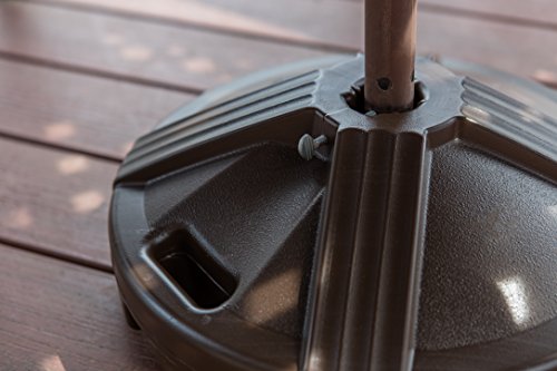 Us Weight Durable Fillable Umbrella Base Designed To Be Used With A Patio Table (Bronze) 3.5 Pounds #TOP4