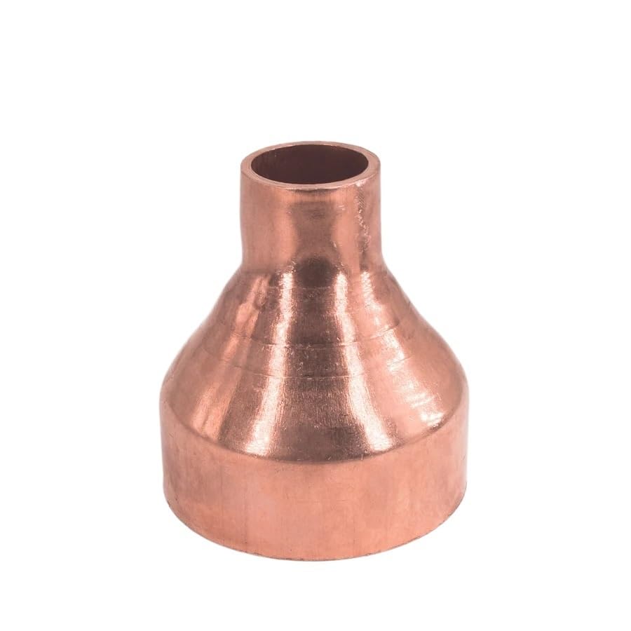 XLJP 67 76 80mm to 22 28.6 32 35 38 42 54mm ID 99.9% Copper End Feed Solder Reducer Reducing Fitting Coupler for Air Condition(76mmx28.6mm)