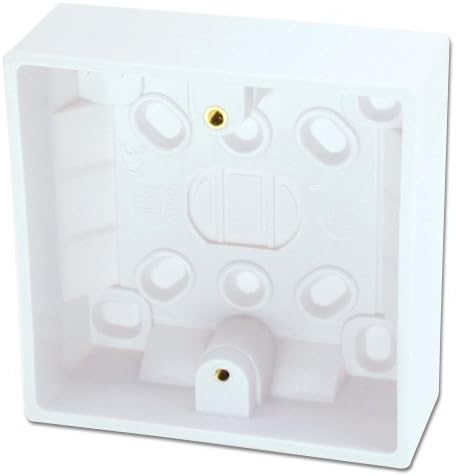 LINDY Surface Pattress Box Single Depth 32mm