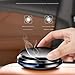 QLHTD Car Aromatherapy Suitable for Alfa Romeo 147 GTA Facelift 5-doors/3-doors Hatchback,1 Pcs Car Perfume Solid Paste Long-Lasting Fragrance Decoration Rotating Auto Interior,Black