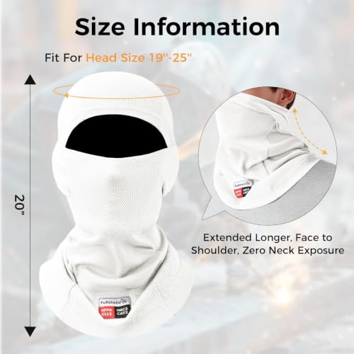 Image of Fullsheild FR Face Mask Summer Mesh Welding Balaclava Lightweight FR Mask