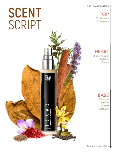 Image of EM5 Texas Perfume for Men | Spicy Woody Sweet Aromatic Fragrance | Eau de Parfum | Luxury Gift for Him | 15ml