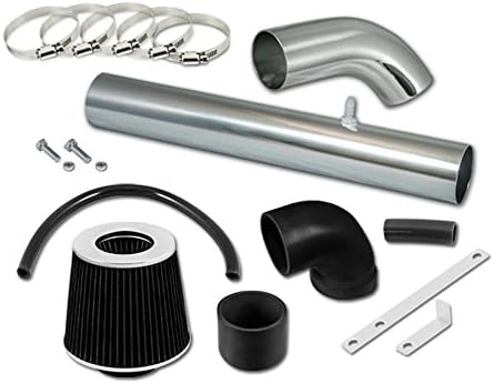 R&L Racing Black Short Ram Air Intake Kit + Filter 97-02 Compatible with Jeep Wrangler TJ 2.5 4.0