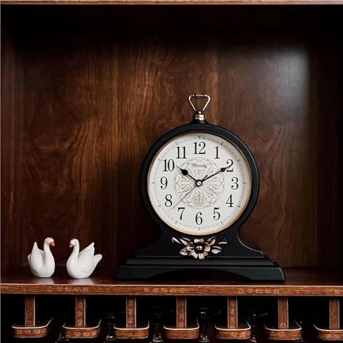 Reloj de mesa de madera con diseño elegante y acabado funcional superior 4