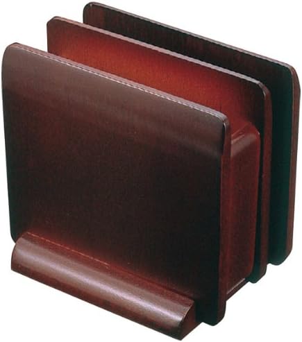 ヤマコー Wooden Napkin & Menu Stand, Brown (15242)