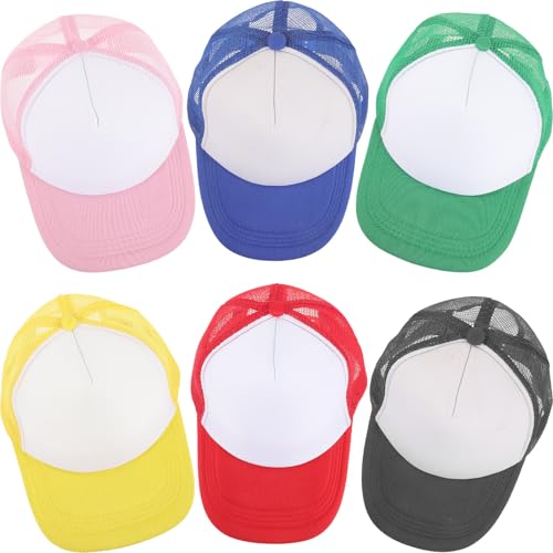 Gorras de béisbol para sublimación sombreros de poliéster transpirables que no destiñen