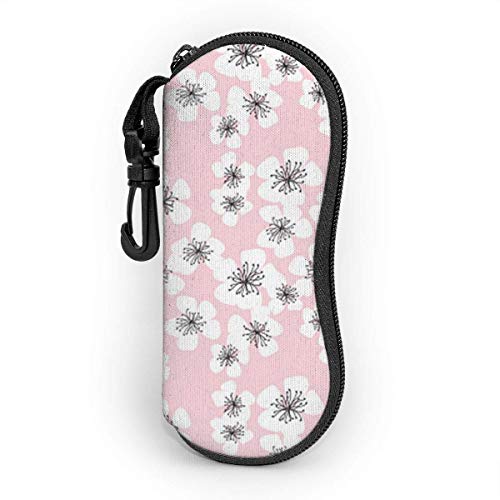 Sakura Blossom On Pale Pink Estuche de gafas de sol y anteojos...