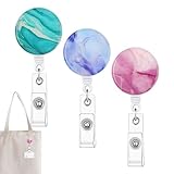 Ausweishülle, transparentes , Ausweishülle, Ausweis-Clip mit Schlüsselring, für Rucksack, Geldbörse, Hals, , Freiwillige, Studenten, Krankenschwestern, Lehrer