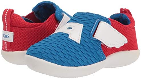 TOMS Sneaker First Walker Shoe, Blue, 4 US Unisex Little Kid | Image 6