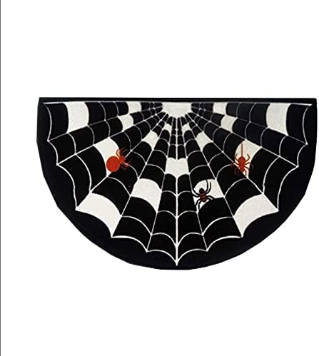 Amazon Com 萬聖節蜘蛛門墊大型萬聖節裝飾戶外 室內入口 門口地毯 浴室 臥室 廚房 車庫 天井 門廊 商業區域 31 X 英吋 露臺 草皮與花園