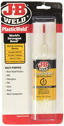J-B WELD 50132 J-B Plastic Weld Syringe, 6-Pack