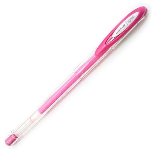 Caneta gel angelic signo 0.7mm - Um-120ac - Rosa - Uni-ball