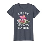 Amante de la Pantera Sólo una Chica Que Ama Pantera Camiseta