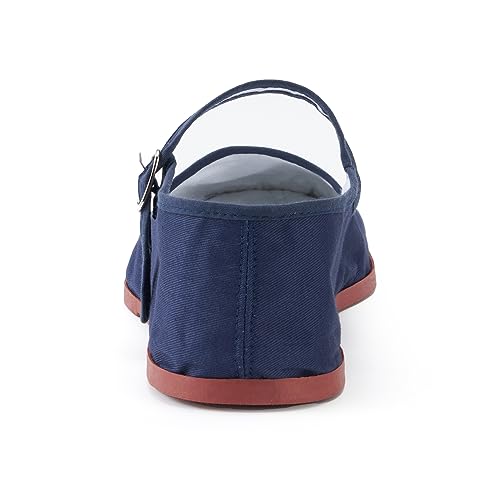 Image of Womens Classic China Flats, Casual China Doll Shoes, Cotton Mary Janes, Chinese Tai Chi Shoes