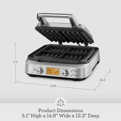 Gaufrier BREVILLE 4 Moules avec Écran ACL Modèle BWM640BSS1BCA1