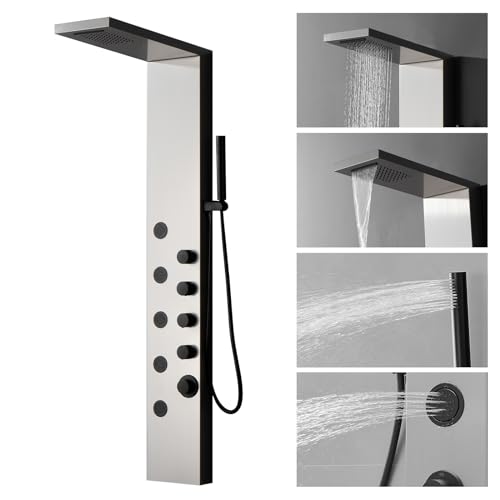 Homevacious Shower Panel System with Rainfall & Jets