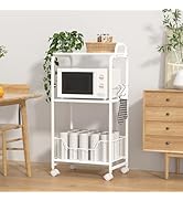 Amazon.co.jp: UTIMIU キッチンワゴン 天板付き キッチン ラック