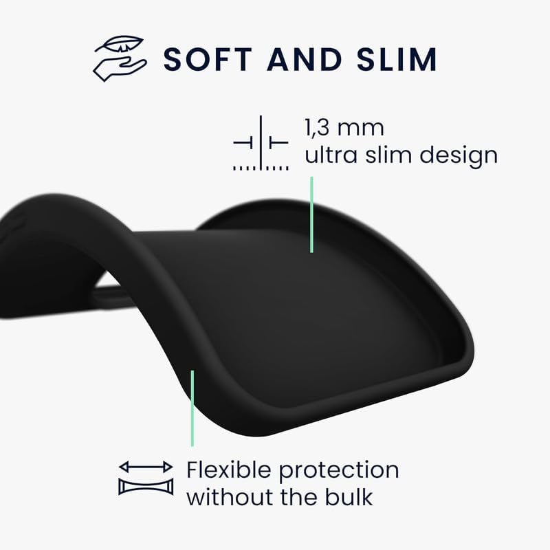 Image of Candy Case Shockproof Silicon Matte TPU Flexible Back Cover for Nothing CMF Phone 2 Pro 5G (Black)