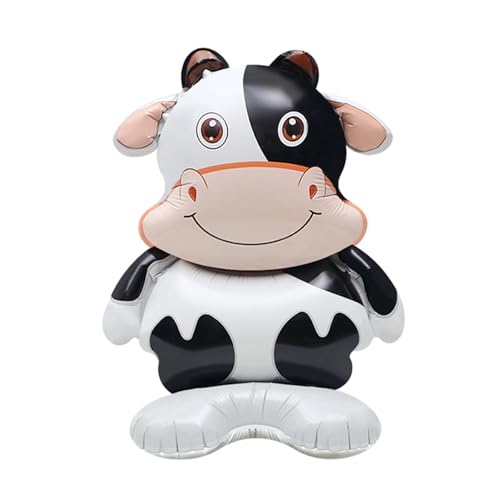 Nine San Stehend Kuh Luftballons Cow Folienballon Kühe Helium Ballon Kuhballon Party Deko