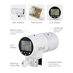 Automatic Feeding Machine, Suitable for Aquarium or Fish Tank, Weekend and Holiday Display Battery Powered Fish Food Moisture-Proof Goldfish Turtle Food Distribution Machine,200ml Large Capacity - Image 3