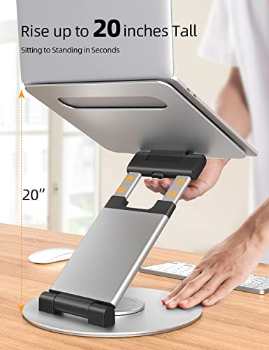 Nulaxy Telescopic 360 Rotating Laptop Stand — view 3
