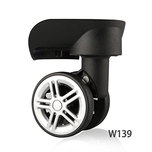 Luggage Wheels,Universal Luggage Casters,1 Pair Luggage Wheel Replacement Spare Spinner Caster for Suitcase Wheel Repair (W059)2