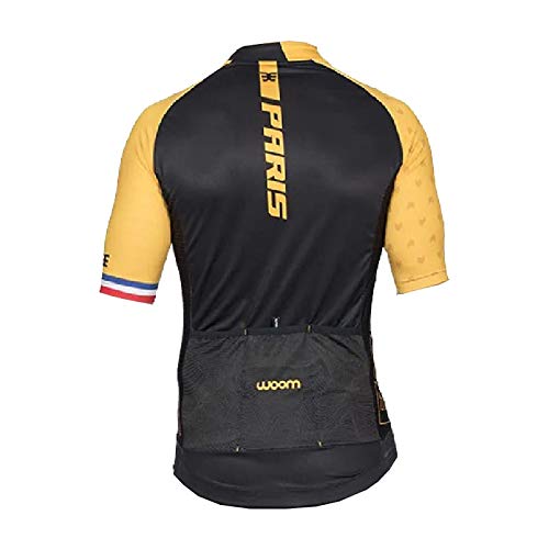 Camisa De Ciclismo Woom Supreme Paris Masculina Coleção 2020 Tamanho:G;Cor:Amarelo