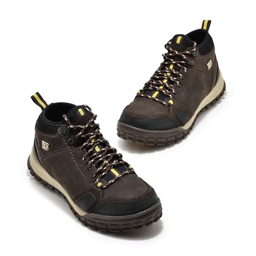 Image of Woodland Men Russia Dark Brown High Ankle Shoes