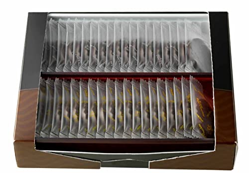 ROYCE' Pure Chocolate "Mild Bitter & Extra Bitter" - Assortment of Dark and Bitter Chocolates | Ideal for Baking and Desserts | Japanese Chocolate from Hokkaido (40 Pieces of Chocolate)