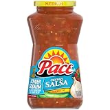 Pace Lower Sodium Chunky Medium Salsa, 16 oz Jar