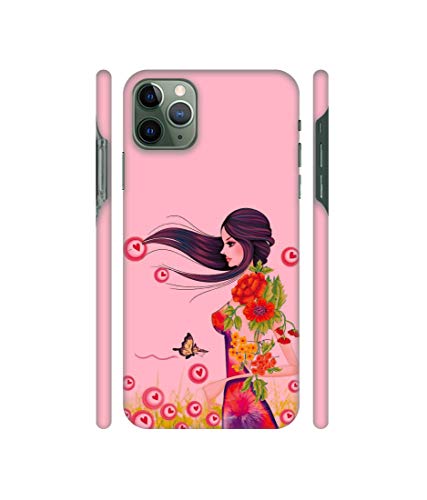 Image of Amazon Brand - Solimo Designer Lady Vector Pattern 3D Printed Hard Back Case Mobile Cover for Apple iPhone 11 Pro Max