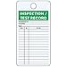 Test RCD Tag, 4-1/4 x 3 in, Foil, PK25