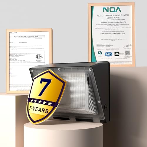 Image of Lightdot 12 Pack 200W Wall Mount Wall Pack, 100-277V, 30000LM Dusk-to-Dawn, IP65 ETL, 60ft Coverage Area, Wall Pack LED Exterior Light for Parking Lots /Building Exteriors /Yard /Warehouse
