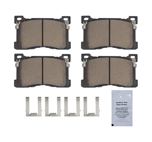Image of HUSCH D1576 Front Ceramic Brake Pads Kit Fit For Hyundai Equus 2012-2014
