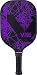 Vulcan | V330 Pickleball Paddle | Hybrid Performance | Polypropylene Core - Graphite Surface | USAP Approved | Purple Lazer