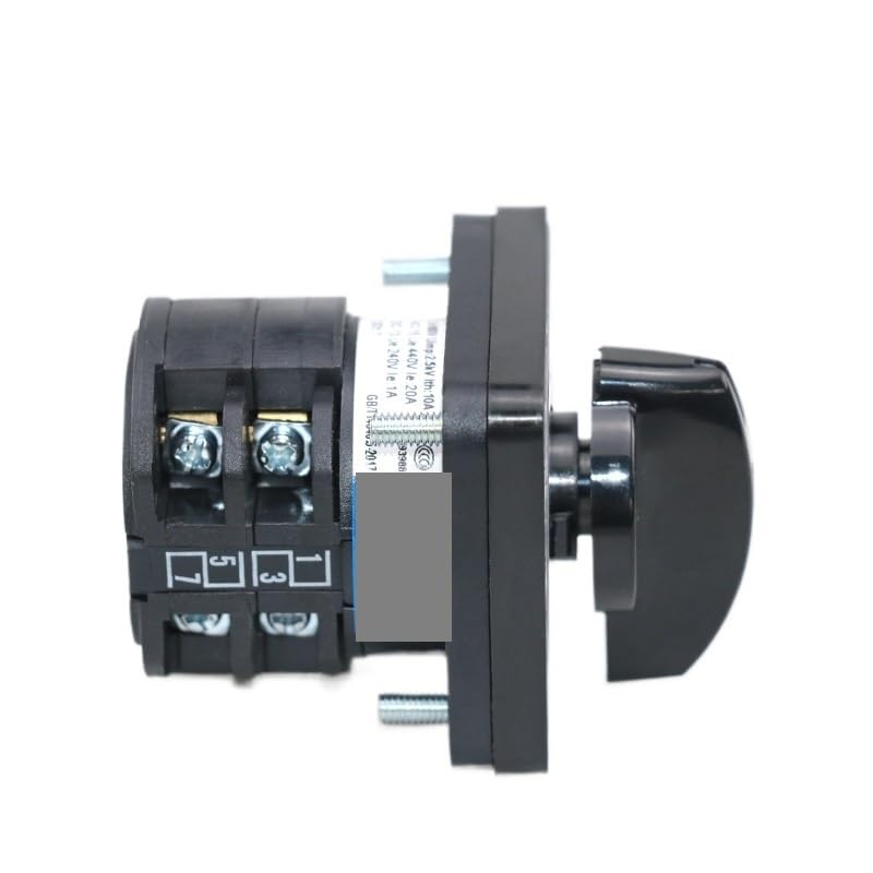 LW8D-10/0-4.2 10A 660V 2 Poles 8 Screws Five Positions Silver Knob