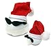 Coolballs Cool Santa w/Sunglasses Car Antenna Topper Decor Auto Accessory